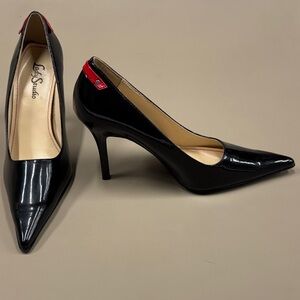 Sexy Lady Studio Black Patent Pumps